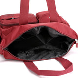 Waterproof Nylon Handbags Large Capacity Satchels