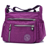 High Flowers Shoulder Bags Rural Waterproof Nylon Messenger Bags Large Capacity