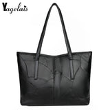 High Leather Big Pocket Casual Handbag Women Handbag Shoulder Bag