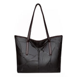 High Leather Big Pocket Casual Handbag Women Handbag Shoulder Bag