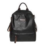 Women's PU Leather Backpack Soft Brown Satchel