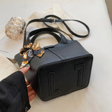Classic PU Leather Handbags For Women French Style Crossbody Bags