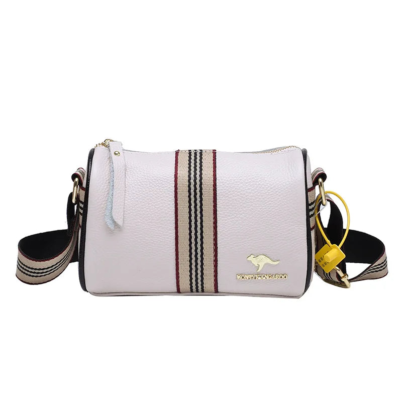 Casual Vintage Leather Tote Shoulder Handbag for Women