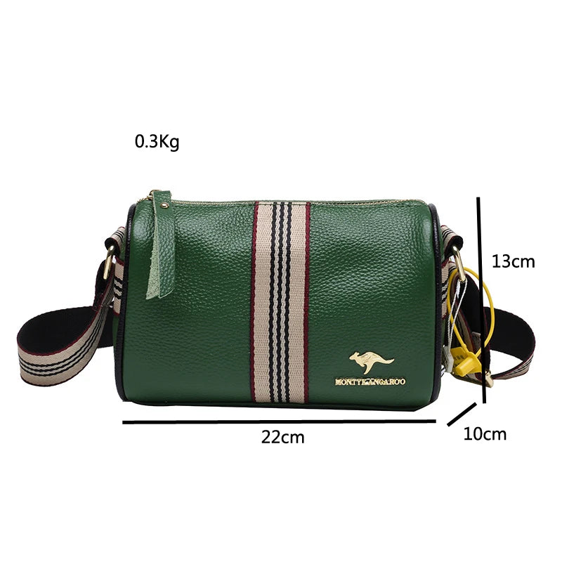 Casual Vintage Leather Tote Shoulder Handbag for Women
