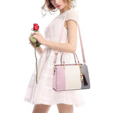 Tassel Patchwork Totes Casual Flap Handbag Shoulder Bag