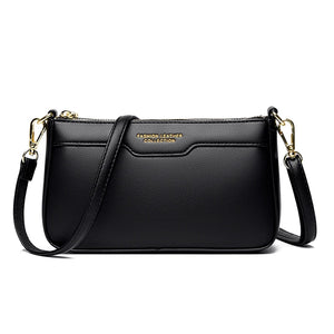 Women's Leather Crossbody Bag High Shoulder Handbag