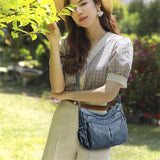 Leather Crossbody Bags for Women Ladies Handbags High Shoulder Bag