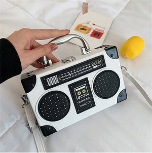 Novelty Radio Shaped Women's Shoulder Bag