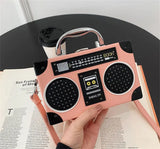 Novelty Radio Shaped Women's Shoulder Bag