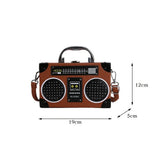 Novelty Radio Shaped Women's Shoulder Bag