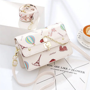 Youth Ladies PU Leather Shoulder Bag Crossbody Messenger Handbag