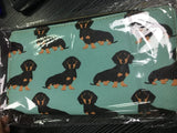 Cat Floral Printing Long Ladies Wallet Waterproof Leather Wallet Money Bag