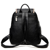 Women Backpack Large Capacity School Bags for Girls Leather Shoulder Bags