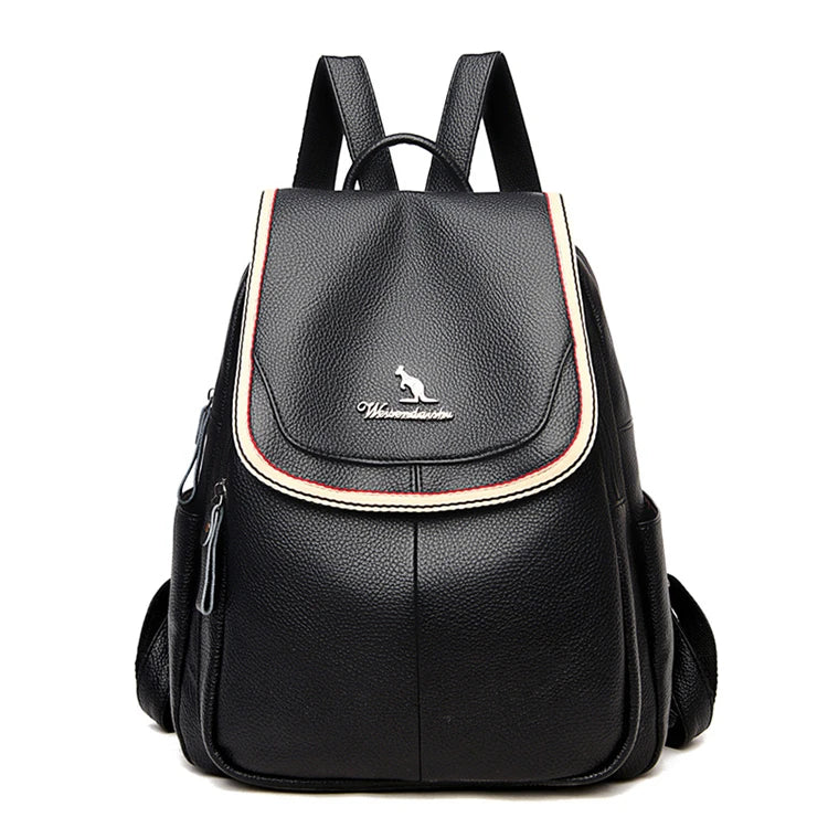 Women Backpack Large Capacity School Bags for Girls Leather Shoulder Bags