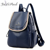 Women Backpack Large Capacity School Bags for Girls Leather Shoulder Bags
