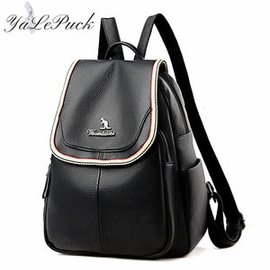 Women Backpack Large Capacity School Bags for Girls Leather Shoulder Bags
