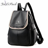 Women Backpack Large Capacity School Bags for Girls Leather Shoulder Bags