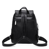 Women Backpack School Bags Girls Leather tassel Shoulder Travel Mochila