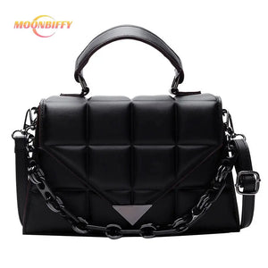 Women's Flap Shoulder Bag Pu Leather Classic Crossbody Handbag