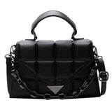 Women's Pu Leather Flap Shoulder Bag Classic Crossbody