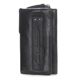 Men Key Wallet Oil wax leather key holder Small Male Purse