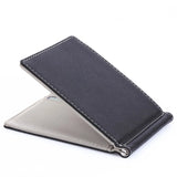 Men Short Wallets PU Leather Money Clips Solid Thin Wallet For Men