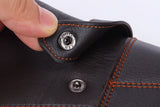 Vintage Cow Leather Wallet Short Splicing Wallet for Men and Women