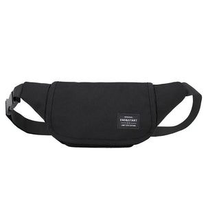 Men's Oxford Shoulder Bag Canvas Crossbody Handbag Travel Banana Bag