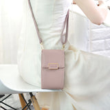 Mini Crossbody Shoulder Bag Women Cell Phone Pocket Ladies Purse Clutch Leather