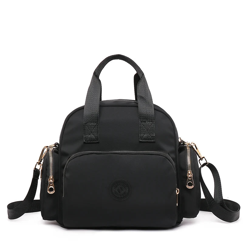 Women's Multifunction Nylon Shoulder Bag Tote Handbag