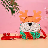 Girls Silicone Shoulder Bag Crossbody Wallet Crown Bubble