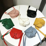 Kids Sweet PU Leather Crossbody Shoulder Bag