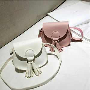 Kids Sweet PU Leather Crossbody Shoulder Bag