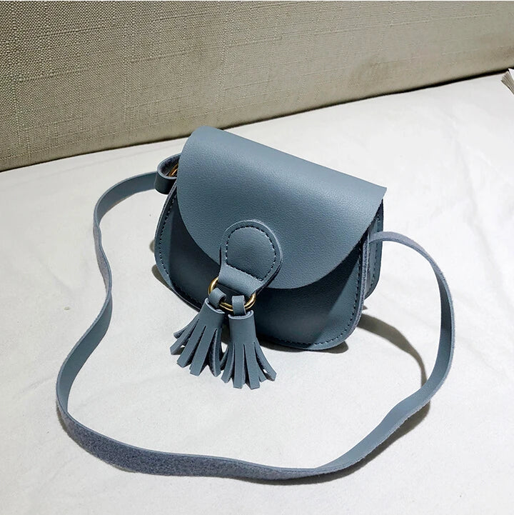 Kids Sweet PU Leather Crossbody Shoulder Bag