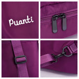 Nylon Laptop Backpack Women Travel Shoulder Bag