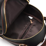 Leather Small Women Backpacks Zipper Shoulder Bag Female Phone Bags