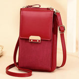 Soft PU Leather Crossbody Bag Small Phone Purse Shoulder Bags Mini Daily Use Bag