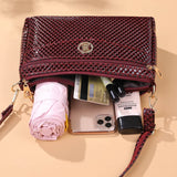PU Leather Clutch Bags for Women High Capacity Crossbody Evening Bag