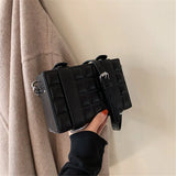 Wild Personality Square Bag Retro Shoulder Slung Bag