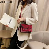 Frosted Shoulder Bag Small Square Bag