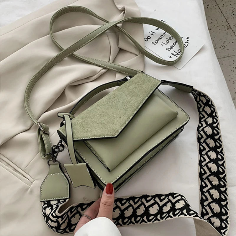 Frosted Shoulder Bag Small Square Bag