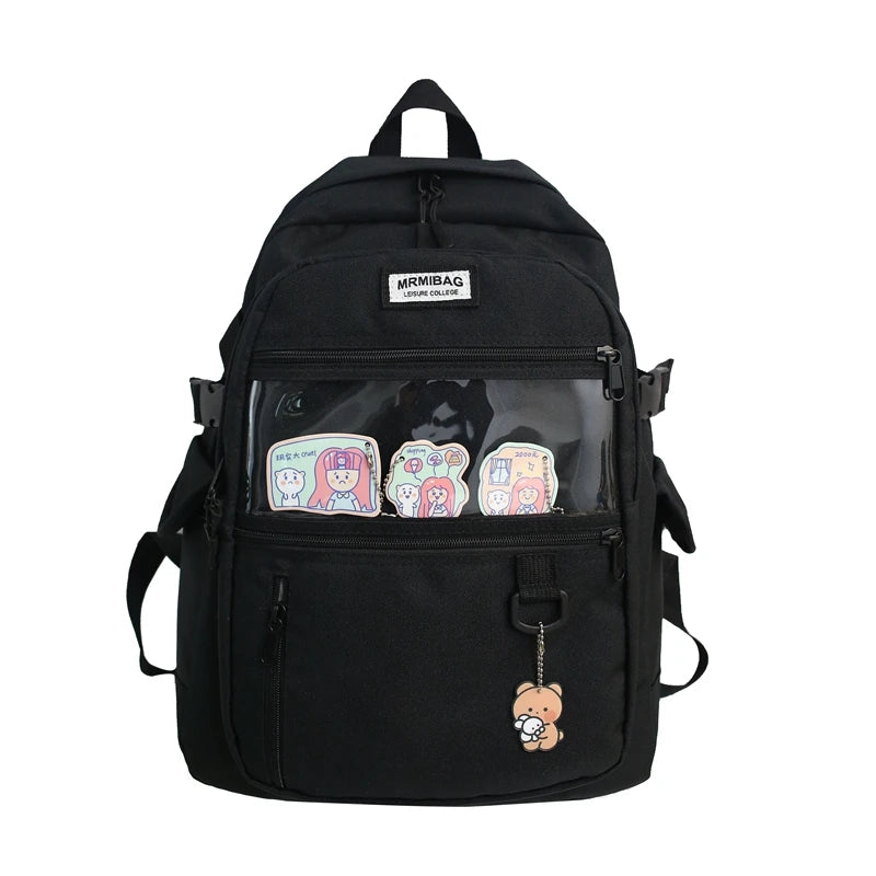 Waterproof Women Backpack College Style Schoolbag for Teenage Girls