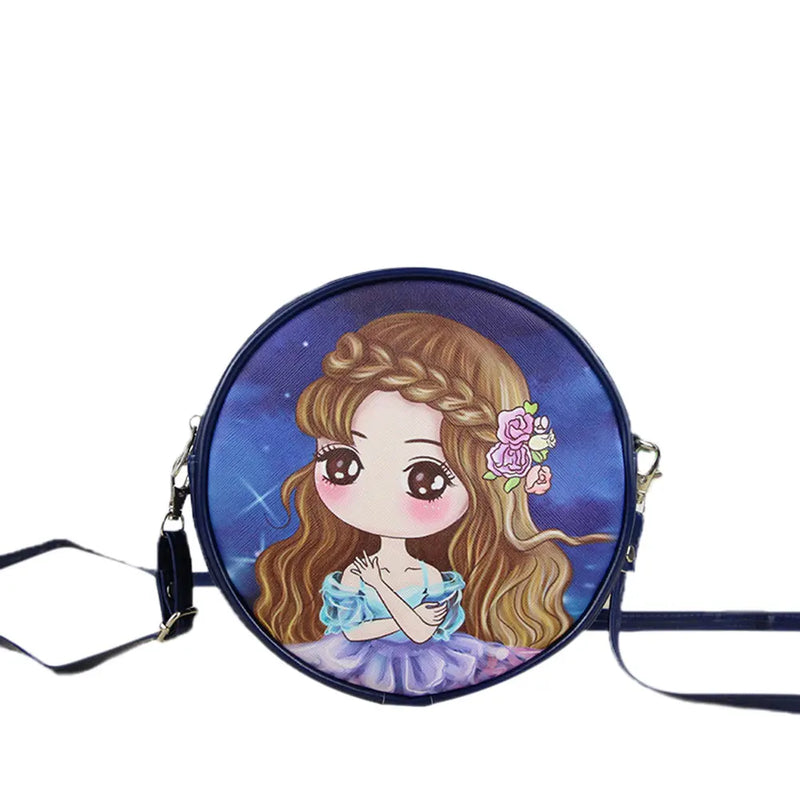 Sweet Girl Printed PU Leather Shoulder Bag