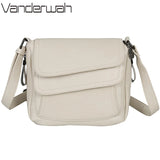Soft Leather Women Shoulder Messenger Bag
