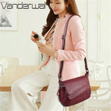 Soft Leather Women Shoulder Messenger Bag