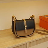 Patchwork Style Crossbody Bag Women PU Leather Handbag