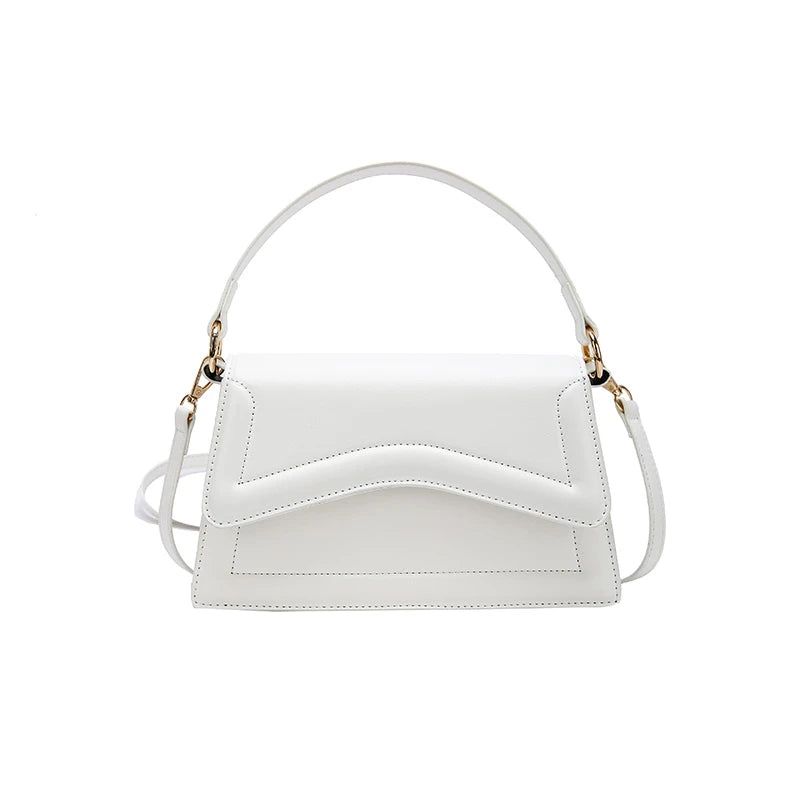 Women's Leather Shoulder Bag - Stylish Crossbody Purse with Adjustable Strap