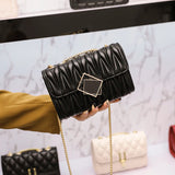 Stylish Crossbody Bag PU Leather Handbag Mini Messenger Bag