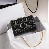 Stylish Crossbody Bag PU Leather Handbag Mini Messenger Bag