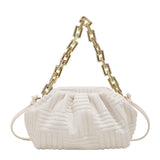 Women's High Cloud Shoulder Bag Chain Crossbody Clutch